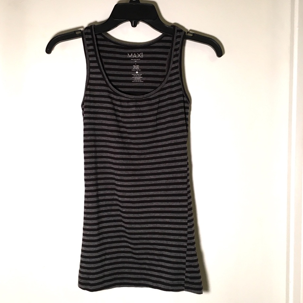 MAX RAVE STRIPED TANK TOP